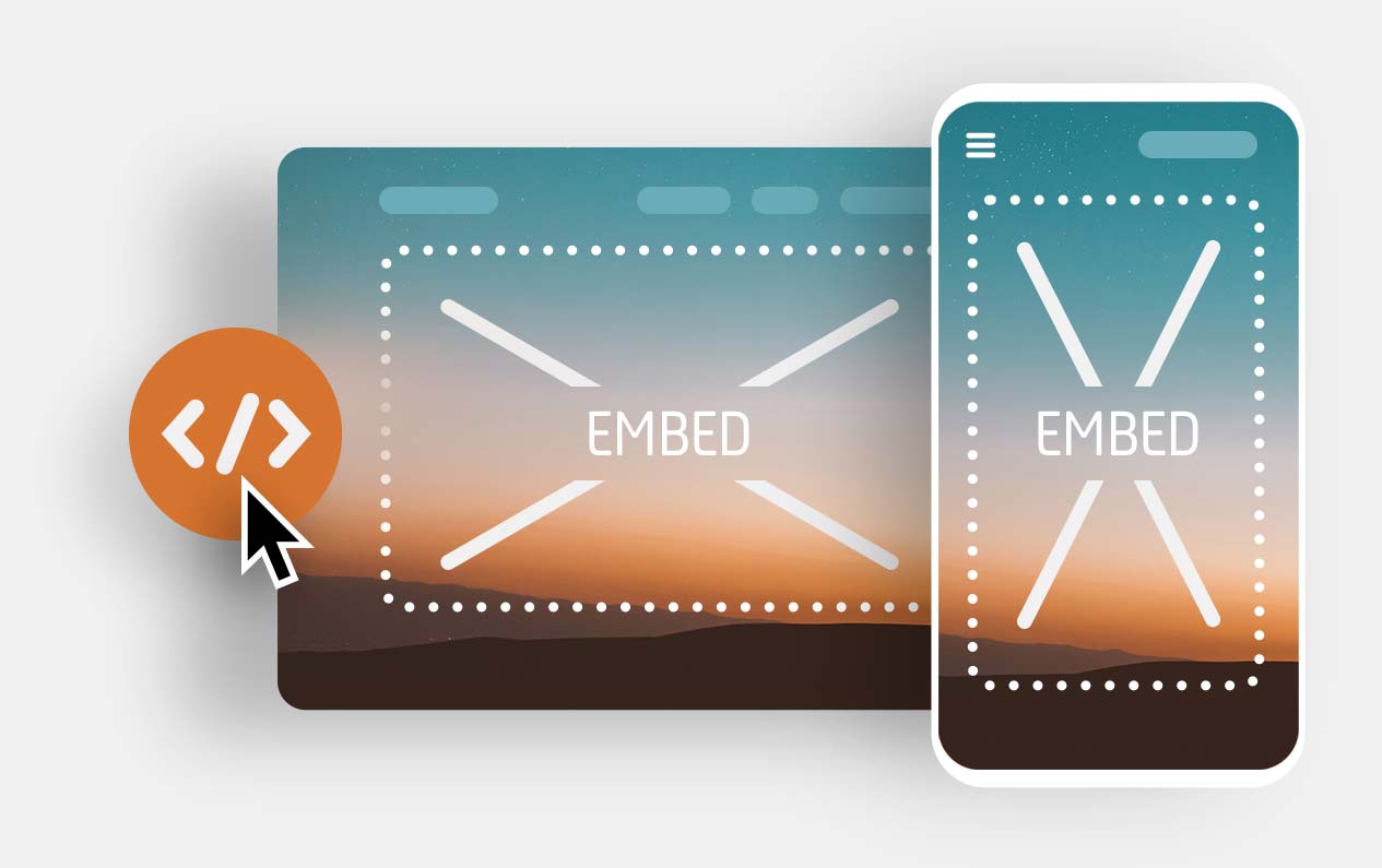 Embedded polls and surveys